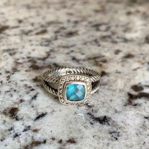 David yurman Albion ring blue topaz